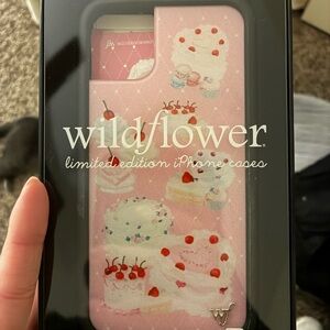 Wildflowers Cherry Cake iPhone Case